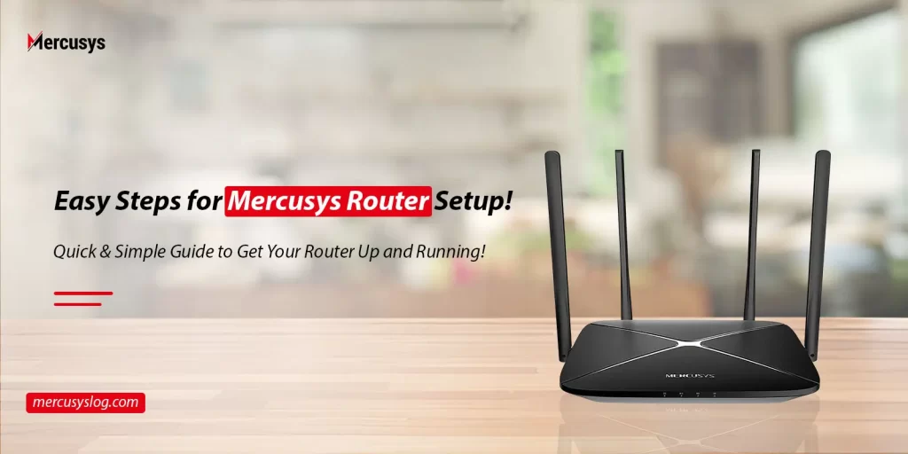 Mercusys Router setup